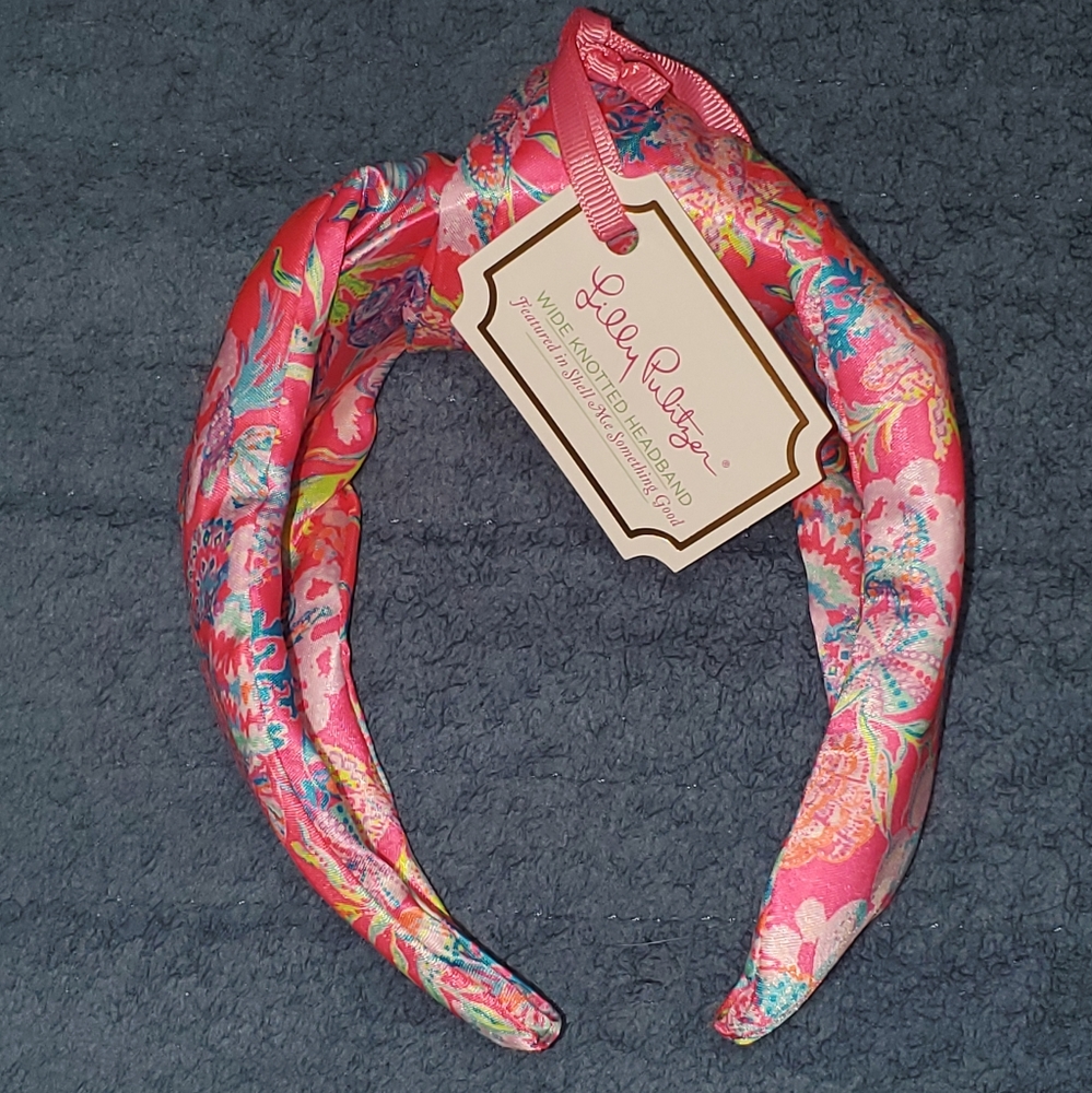 NWT Lilly Pulitzer wide knotted headband